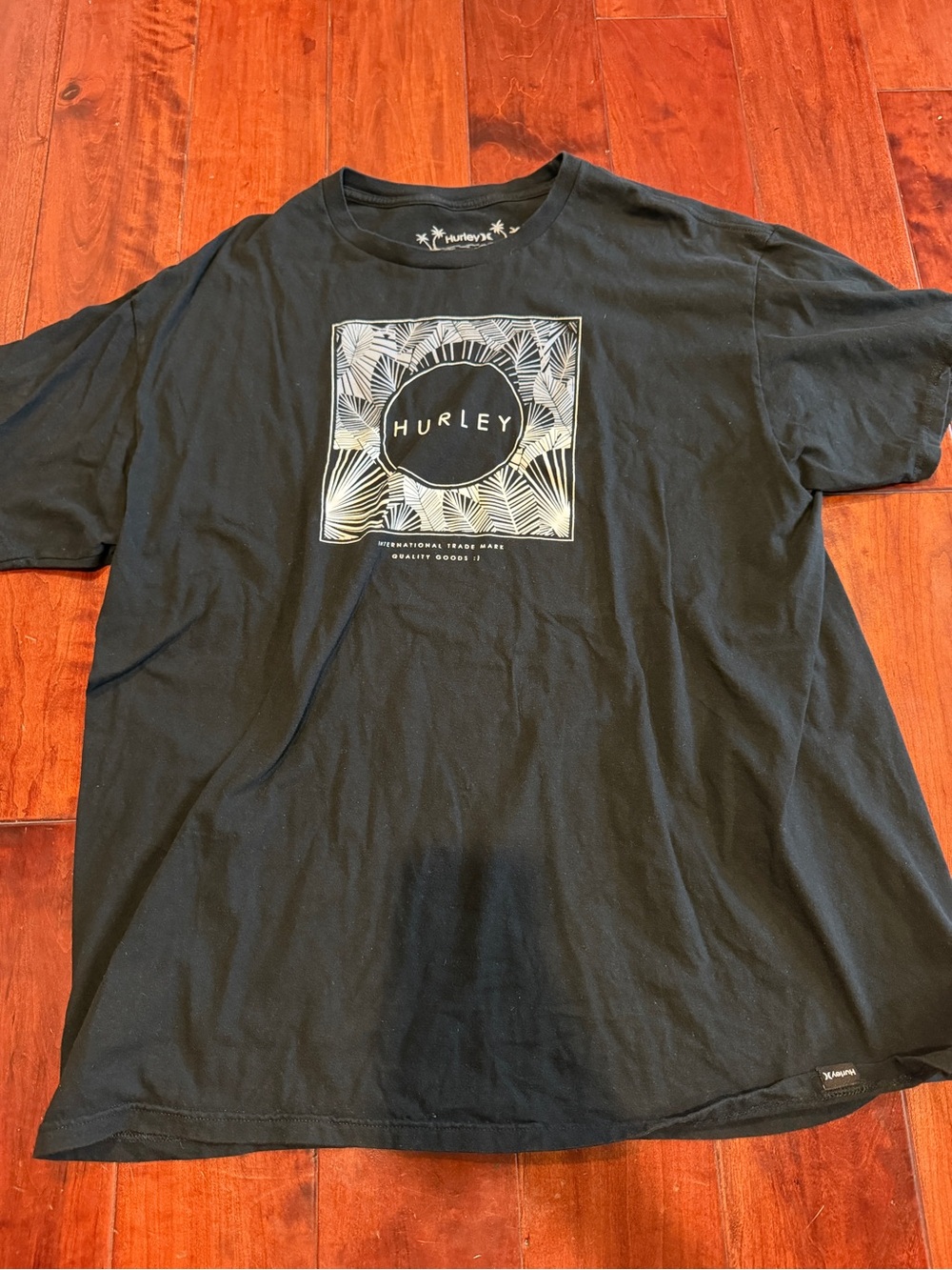 Hurley Black Graphic Logo T-Shirt